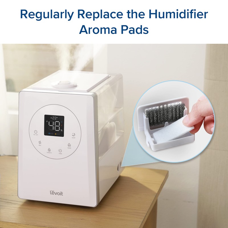 LEVOIT Aroma Pads 16 Pack, Humidifier Replacement Filters, Compatible with