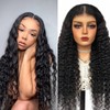 Ksfull Ksfull Deep Wave Lace Front Human Hair Wigs for