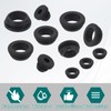 sourcing map 12Pcs Rubber Grommets, Mount Dia 9.5mm ID 6.5mm