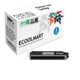 For HP 1 PK 130A CF350A Premium Black Toner Fit HP Color LaserJet MFP M176n MFP M177fw