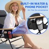 Cansky Portable Beach Chair for Adults, Outdoor Lightweight Camping Chair
