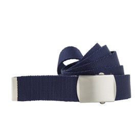 Shenky Fabric Belt | 3 cm Width | 80 cm to 130 cm | Fabric Belt with Belt Buckle | Men's Belt | Canvas | Women's | Buckle | Women's Belt | Belt | Combinable | Textile Belt Slim, navy
