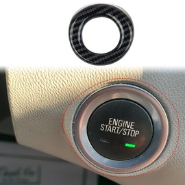 Carbon Fiber Engine Start Push Button Cover Trim for GMC Terrain 2018-2023