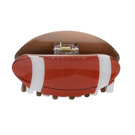 LIANXUE Rugby Basketball Football Hair Claw Creative Ball Theme Hair Clamp Acrylic Headwear Sports Hair Barrettes Hair Ornament