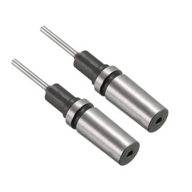 sourcing map 2.5mm Paper Punch Drill, Taper Shank Hollow Bit Tool, for Hole Puncher Punching Machine, 2pcs