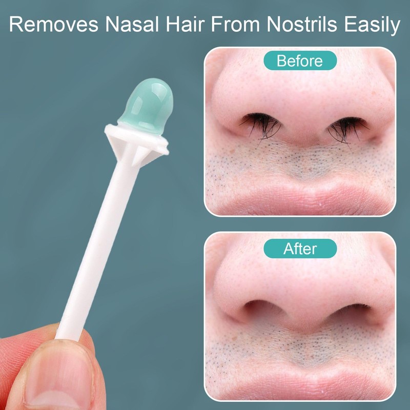 100 Pcs Nose Wax Sticks, Disposable Nose Hair Removal Sticks,