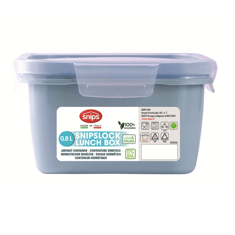 Snips 000879 0,80 Snipslock Lunch Box Square | Lid with