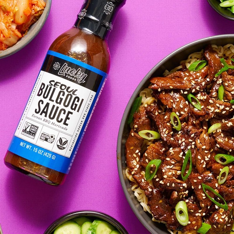 LUCKY FOODS Bulgogi Sauce, 15 Ounce (1 bottle)