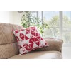 TreeWool 2 Pack Cushion Covers Ikat Triangle Geometric Accent in