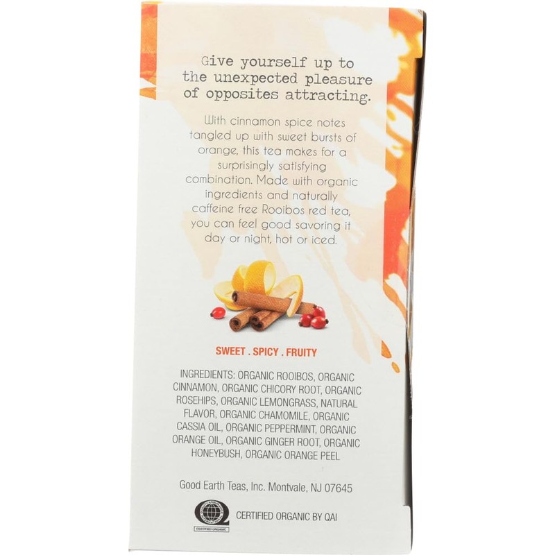 Good Earth Teas Organic Sweet and Spicy Caffeine Free Herbal