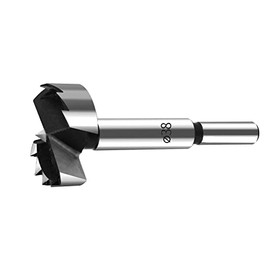 Forstner Drill Bit 38 mm Wood, TRUSTTO Accessories Drill, Wood Forstner Bits, Drill Bits with Round Shank (Diameter 38 x 90 mm)