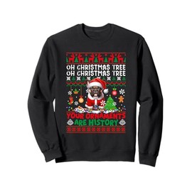 Xmas Tree Ornaments Are History Sweater Santa French Bulldog Sweatshirt