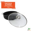 IMUSA 6.9Qt Bistro Ceramic Nonstick Caldero/Dutch Oven with Glass Lid,