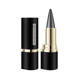 Gel Eyeliner Stift Matt Weiß, Wasserdicht Creme Eyeliner Wischfester, Schnell Trocknende Glatte Textur Lidstrich Stift, Stick Pencil Long Lasting Tattoo für Augen Make-Up (BROWN)