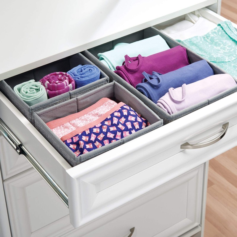 InterDesign 引き出し 衣類 小物 収納 布製 ドロワー オーガナイザー Aldo 3S