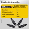 ackacoo 4PCS MM43594101 MM435-94101 Fuel Injectors Set 304-3540 093500-3840 for