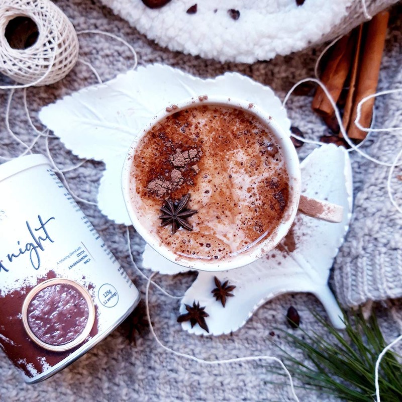 Nature's Finest by Nutrisslim Bio Good Night Latte mit Kakaopulver,