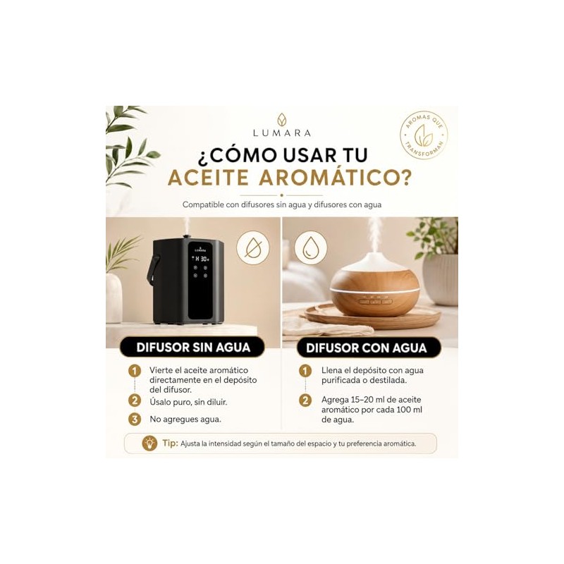 LUMARA | Esencia ambiental aroma Palacio para difusor profesional |
