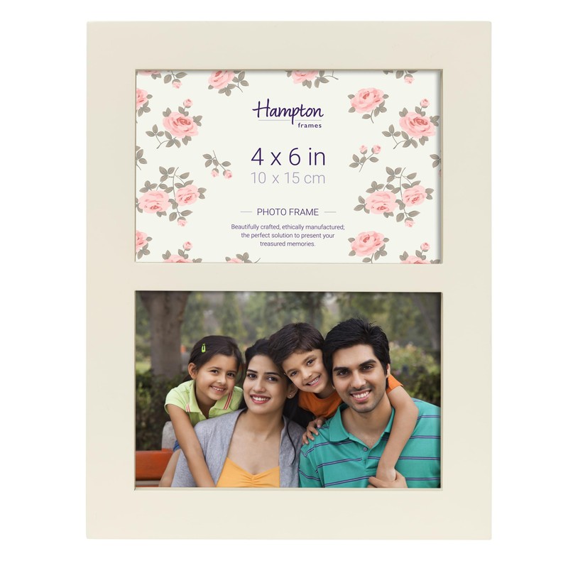 Hampton Frames GALLERY White Split double frame - Two 4x6