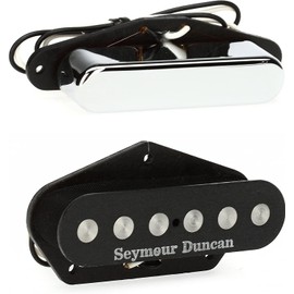 Seymour Duncan Quarter Pound Tele Set Electric Guitar Pickup 11208-14 with Tonebird Care, Picks, Patch Cable Bundle