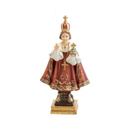 DRW Baby Jesus from Prague Resin Hand Painted 15 cm