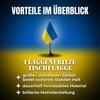 Flaggenfritze Ukraine Table Flag + Free Sticker