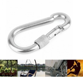 Outdoor gear large locking carabiner 6X60 camping ring lock Carabiner (6X60)