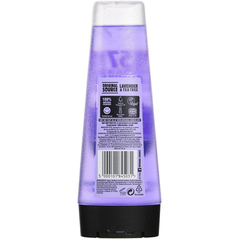 ORIGINAL SOURCE LAVENDER & TEA TREE SHOWER GEL 250ML