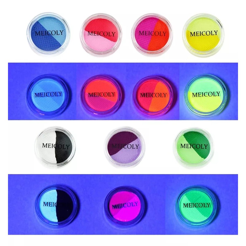 Meico Delineador De Ojos Duo Activado Por Agua Color Pastel