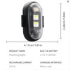 Motorcycle LED Aircraft Strobe Lights Drone Anti-collision Warning Lamp Flash