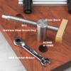 Adjustable Workbench Bench Dog Screw Clamp Fits 3/4 Inch Dog