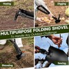 Mini Folding Gardening Shovels High Carbon Steel Portable Camping Shovel