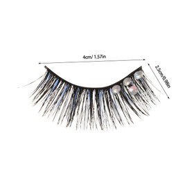 FRCOLOR 5 Pairs Fake Eyelashes Kit for Women Natural Look False Eyelashes Pack Lightweight and Comfortable for Parties Weddings and Special Occasions