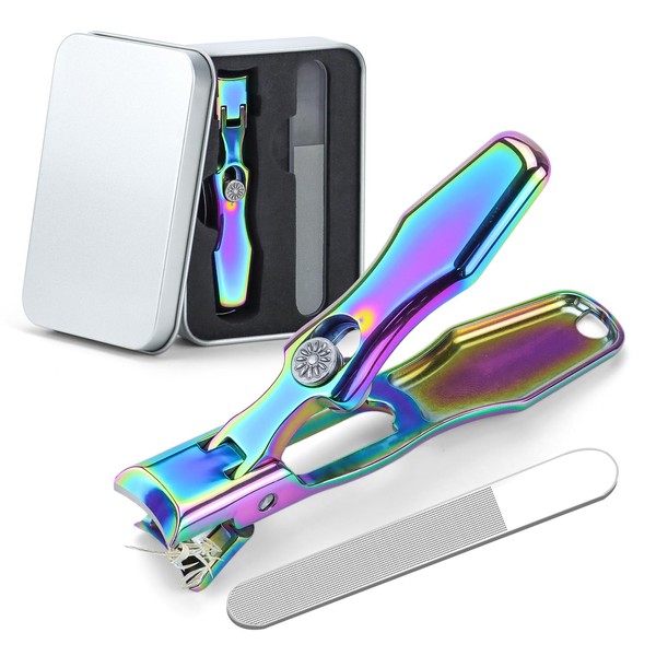 Cumuul Nail Clippers Cumulus Nail Clippers with Catcher, Stainless Steel