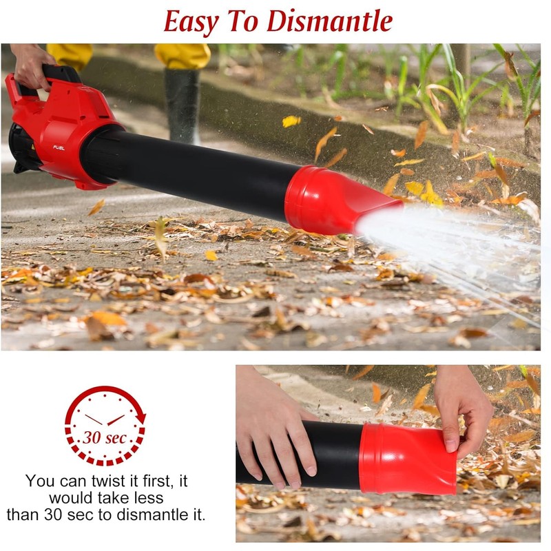Red Flat Nozzle Blower Attachment for Milwauke M-18 2724-20 &
