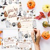 ZEDEV Deluxe Baby Shower Invitations 25 Sets, A Little Pumpkin