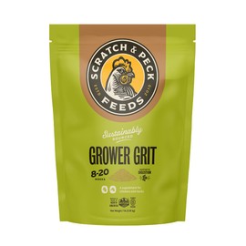 Scratch and Peck Grower Grit Supplement for Chickens and Ducks - 7 lbs Bag - Essential Supplement for Gizzard and Digestive Health - Sustainably Sourced