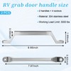 Zelphvt 2 Pcs RV Grab Door Handle 304 Stainless Steel