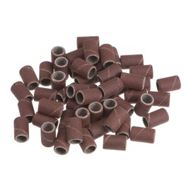 HARFINGTON 50pcs Sanding Drums 1/4 Inch Mini Sanding Sleeves 240 Grit Sanding Bands for Drum Sander Rotary Tools