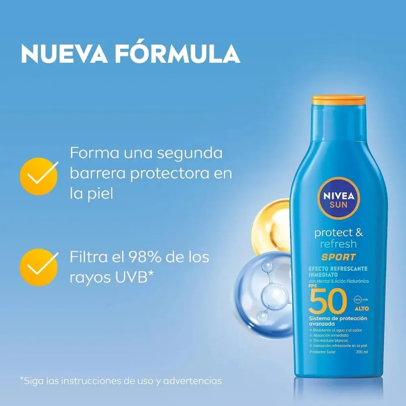 Protector Solar Corporal Resistente Agua Y Sudor Fps50 200ml