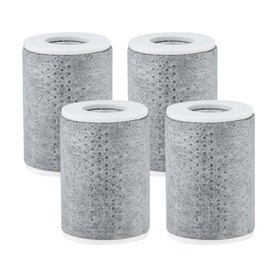 ZCONIEY Active Carbon Water Filters - 4pcs 1 Micron Filter Cartridges For ZCONIEY Swivel Faucet Extender Aerator, Kitchen Bathroom Laundry Faucet Filter Tap Attachment Replacement Purifier