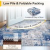 RELEANY Washable Area Rugs 5'x7' Non-Slip Modern Abstract Soft for