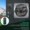 Aibabcue Shutter Exhaust Fan,7 inch Wall Mount Vent Fan with
