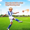 Kids Curve Swerve Football Size 4, Lightweight, Soft, Inflatable with