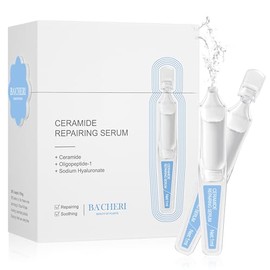 Sérum Facial Reparador E Hidratante Con Ceramida Np, Ácido Hialurónico, Carnosina Y Vitamina E | Ampollas Hidratantes Para Todo Tipo De Piel | Sérum Antiedad Y Calmante, 15 Unidades/Caja