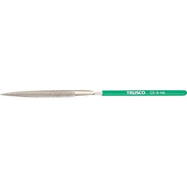 TRUSCO (TRUSCO) Diamond File for Precision Use, Blade Length 2.8 Inches (70 mm), Semi-Circular, GS-8-HA