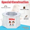 Nuby Disposable Travel Potty with Liner - Foldable and Portable