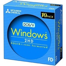 Mitsubishi Chemical 2HDV10EC 2HD DOS/V Format 10 Sheets