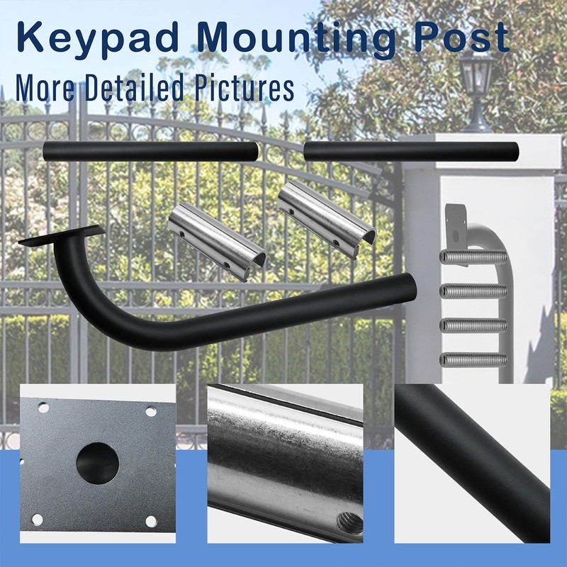 REAXOAL Keypad Mounting Post FM100 Compatible with Mighty Mule Digital