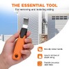 Vinyl Siding Removal Tool - Extra Long Handle, Steel Blade,